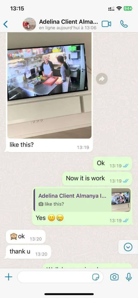 WhatsApp supportervaring 4 voor OMNIPTV